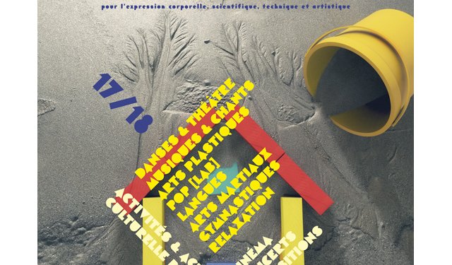 Affiche, brochure et dépliant pour la Maison populaire