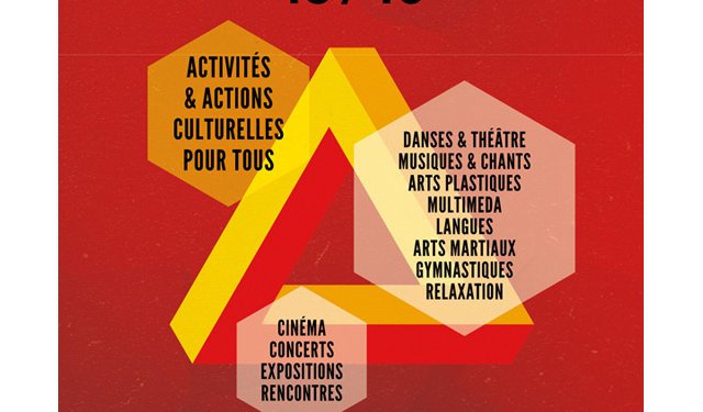 Affiche, brochure et dépliant pour la Maison populaire